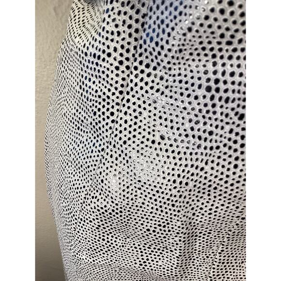 Michael Hoban North Beach Leather Snakeskin Vintage Mini Dress Jacket 2pc 80's S - Picture 5 of 13